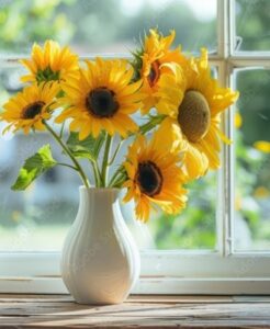 Beautiful Sunflowers in Floral Arrangement