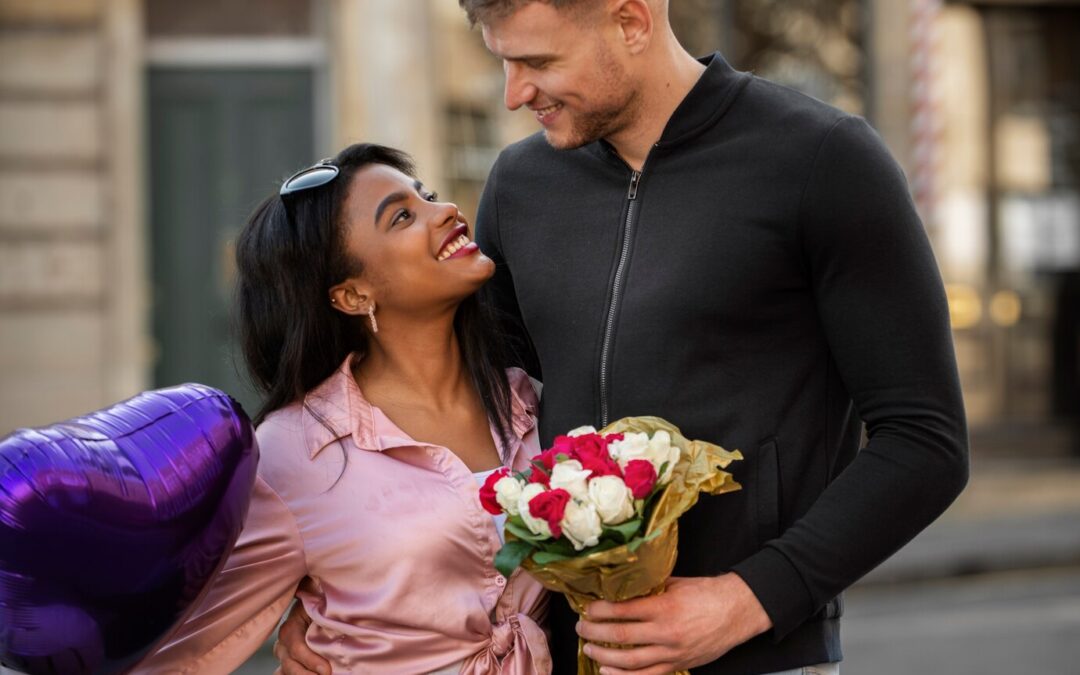 Valentine's Day Date with Roses Arrangement